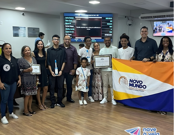  Colégio Novo Mundo é homenageado pela Câmara Municipal de Unaí
